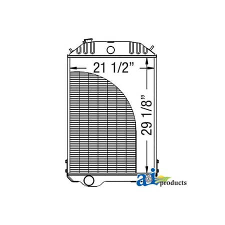 A & I Products Radiator 45.85" x26.75" x11.25" A-RE21897